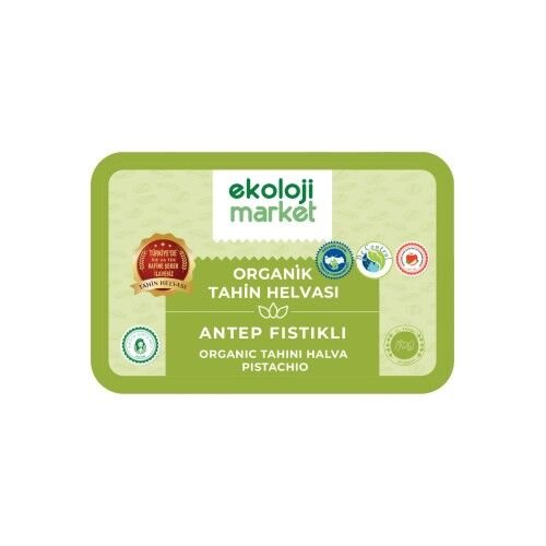 Ekoloji Market Organik Antep Fıstıklı Tahin Helvası 200 gr.