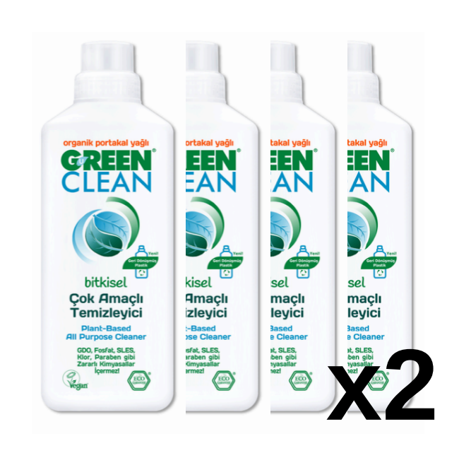 U Green Clean 8'li Çok Amaçlı Yüzey Tem. 1 L