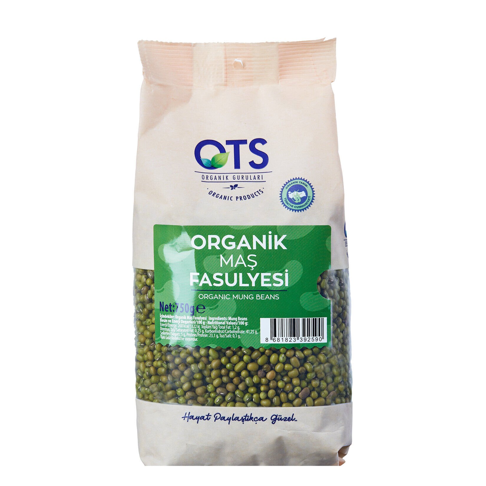 OTS Organik Maş Fasulye 750 g