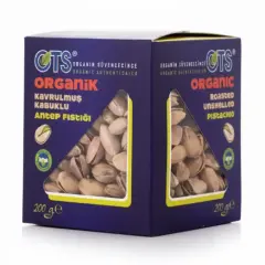 OTS Organik Kavrulmuş Kabuklu Antep Fıstığı 200 gr.